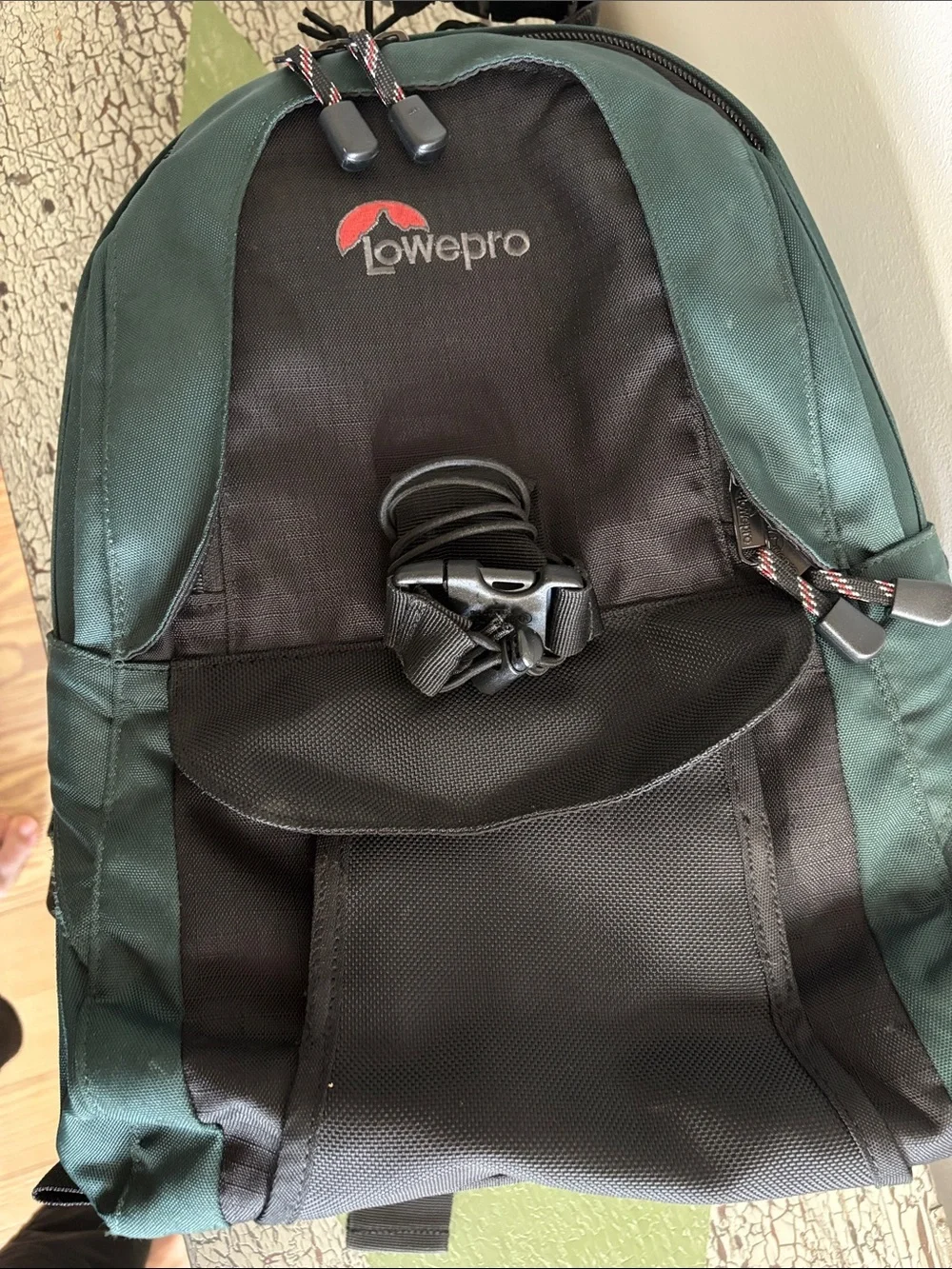 Lowepro Mini Trekker Camera Backpack Padded DSLR SLR Equipment Bag Green & Black